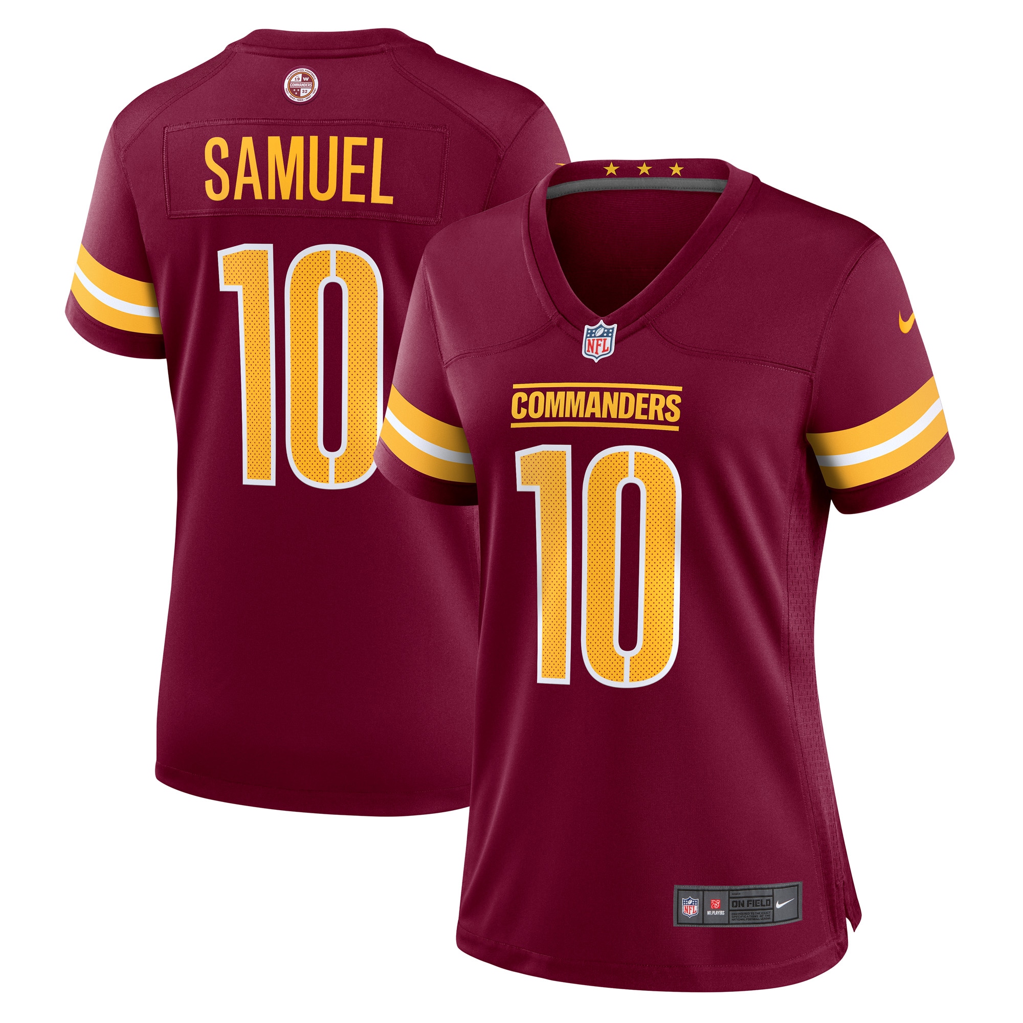 Women’s Washington Commanders Curtis Samuel Burgundy Player Jersey