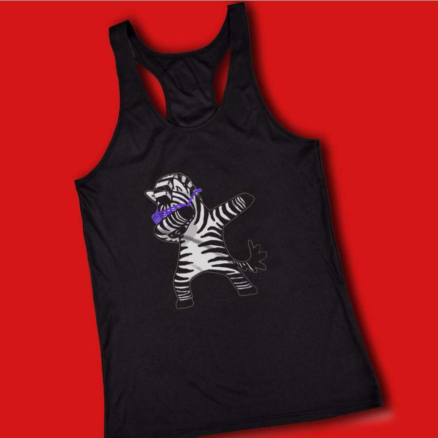 Animal Dabbing Zebra Women’S Tank Top