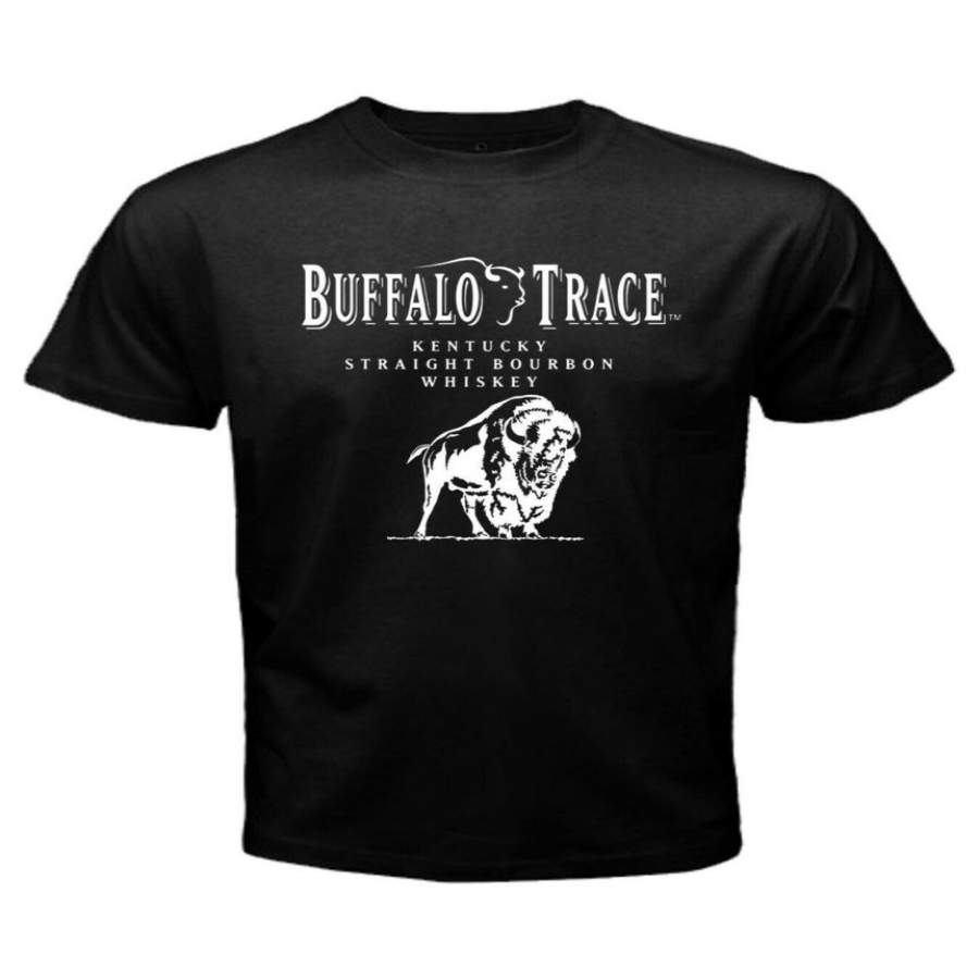 BUFFALO TRACE-Distillery in Frankfort-Bourbon Whiskey-Men’s Black T-Shirt