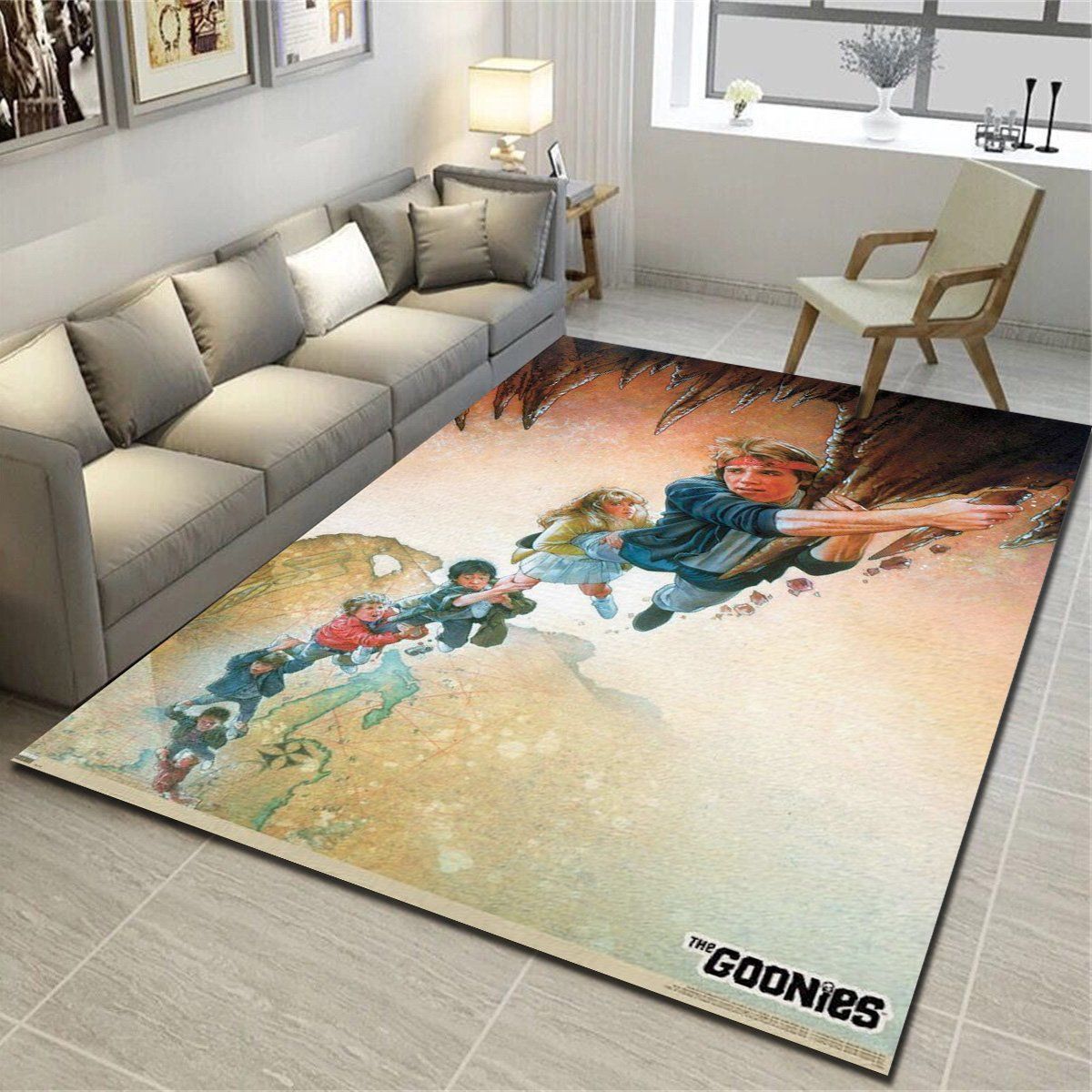 The Goonies Key Art Area Rugs, Living Room Bedroom Carpet