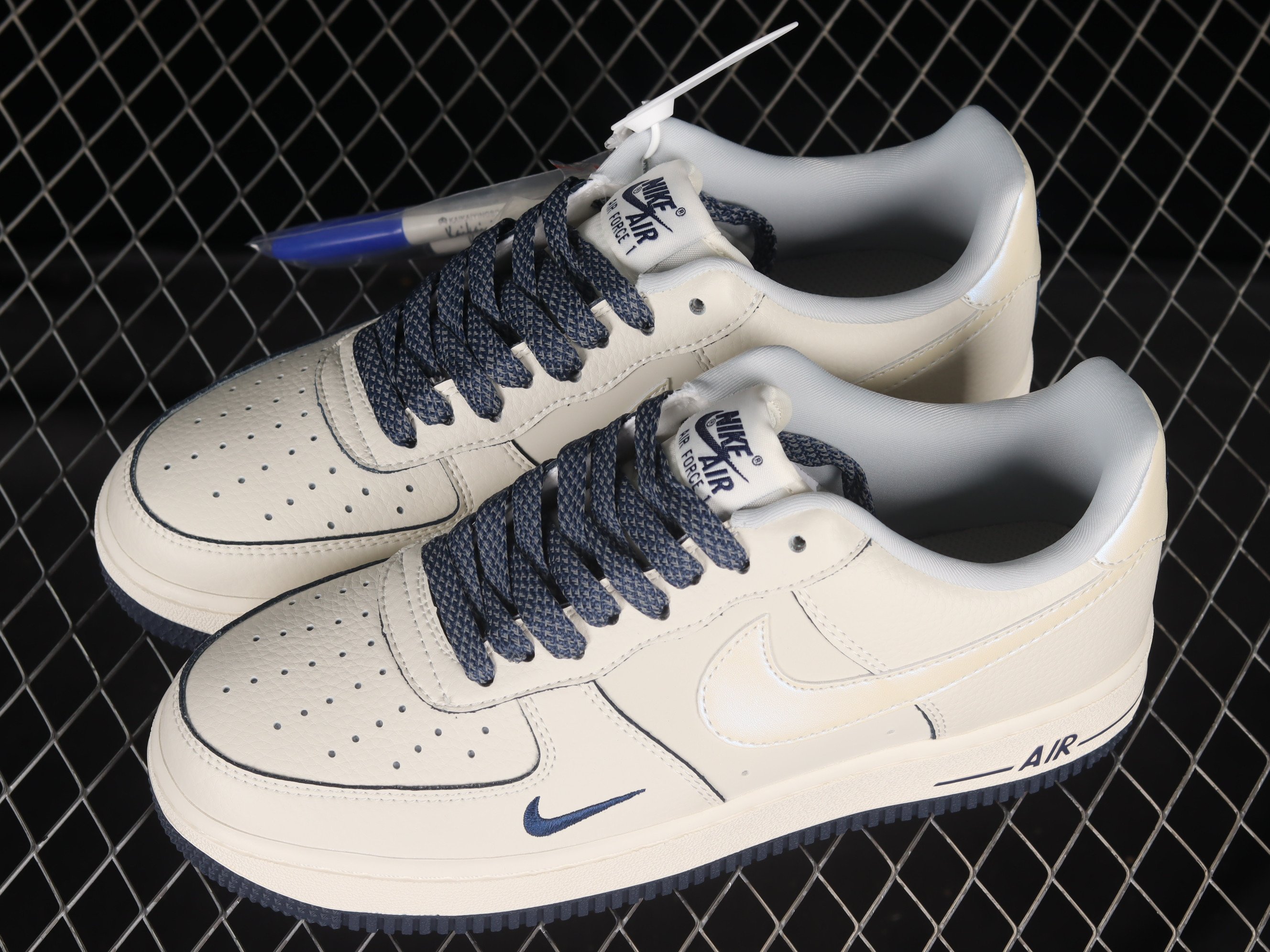 Nike Air Force 1’07 Low Shoes Sneakers – Dark Blue Beige SNK295894929