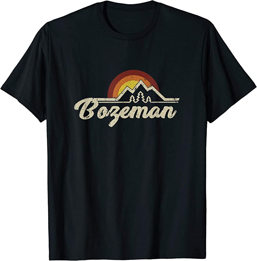 Bozeman Montana MT retro vintage gift idea T-Shirt