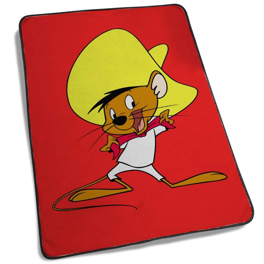 Speedy Gonzales Mexican Mouse Animal Cartoon Funny Fleece Blanket