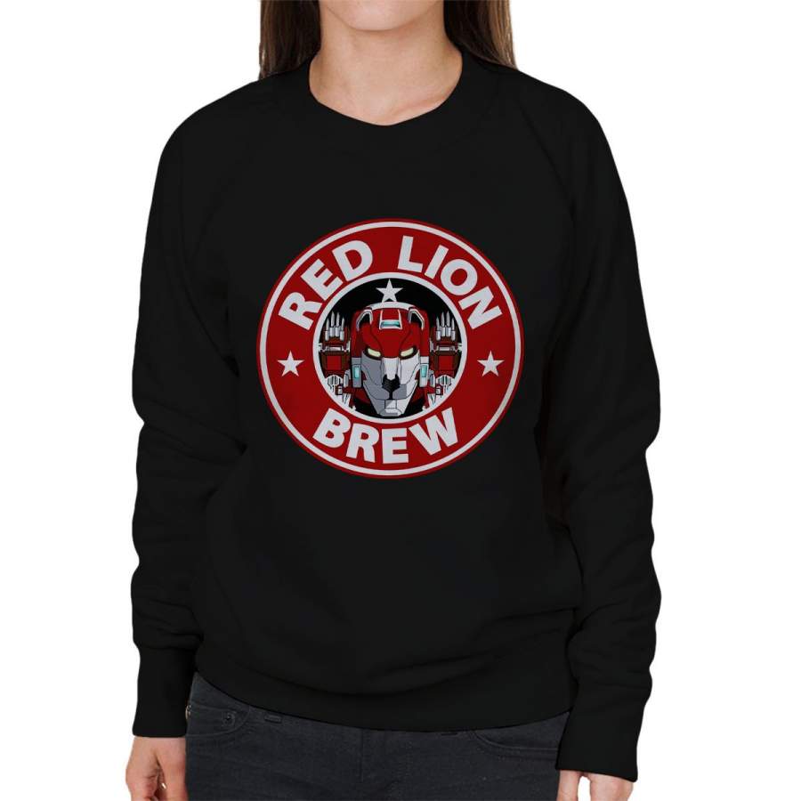 Voltron Red Lion Brew Coffee Women’s Sweatshirt