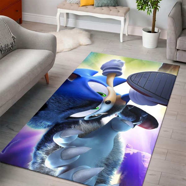 Sonic the Hedgehog Area Rug, Movie OFD 2002205