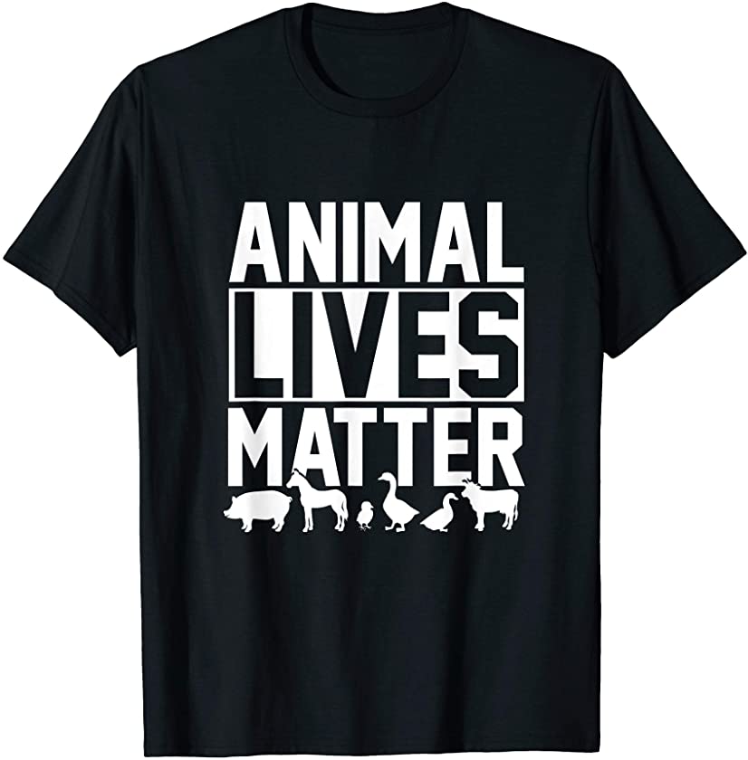 Animal Lives Matter Vegetarian T-Shirt