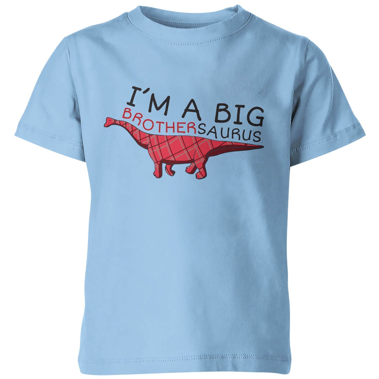 My Little Rascal Im A Big Brothersaurus Shirt Light Blue 11 12 Years Light Shirt