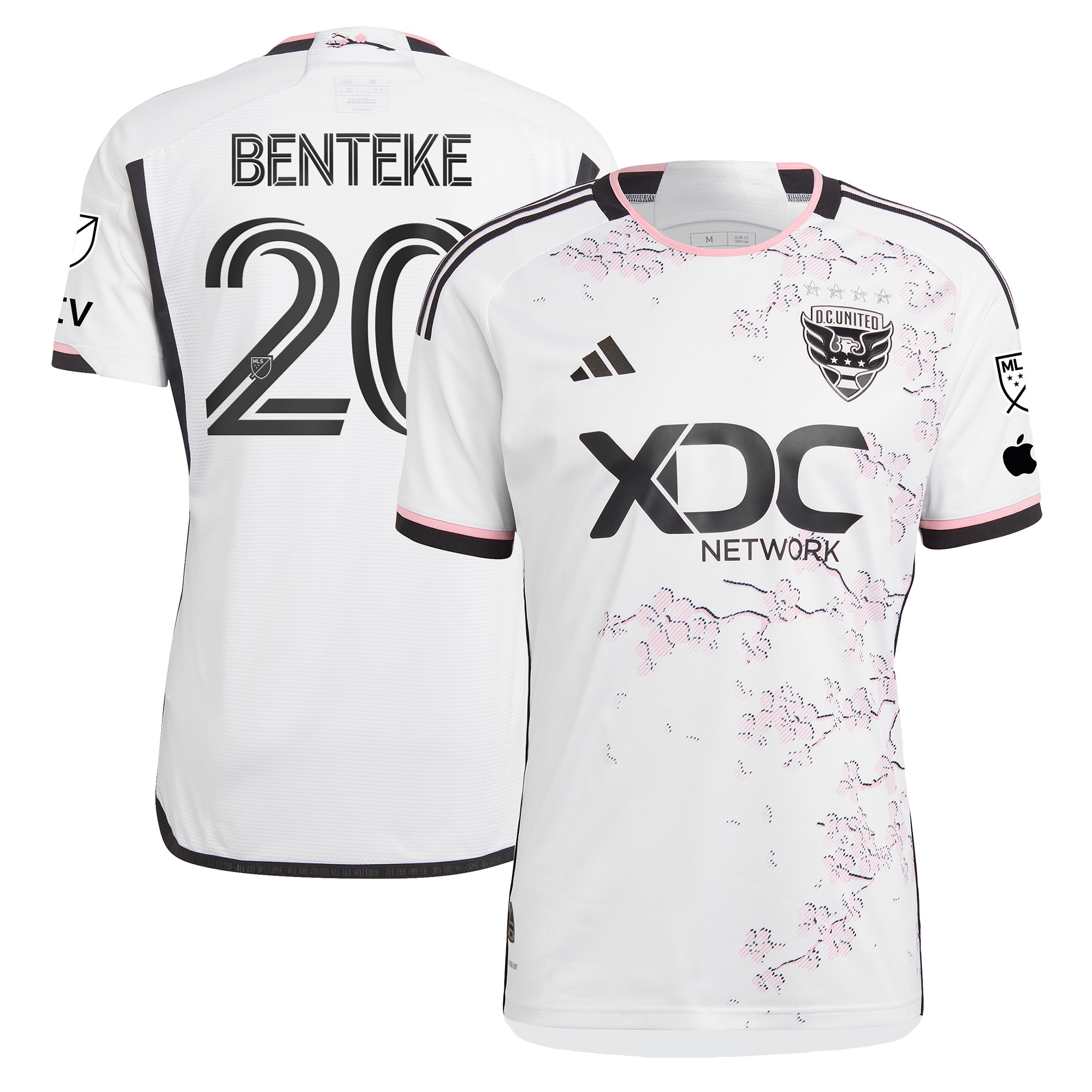 Christian Benteke D.C. United 2023 The Cherry Blossom Kit Authentic Player Jersey – White