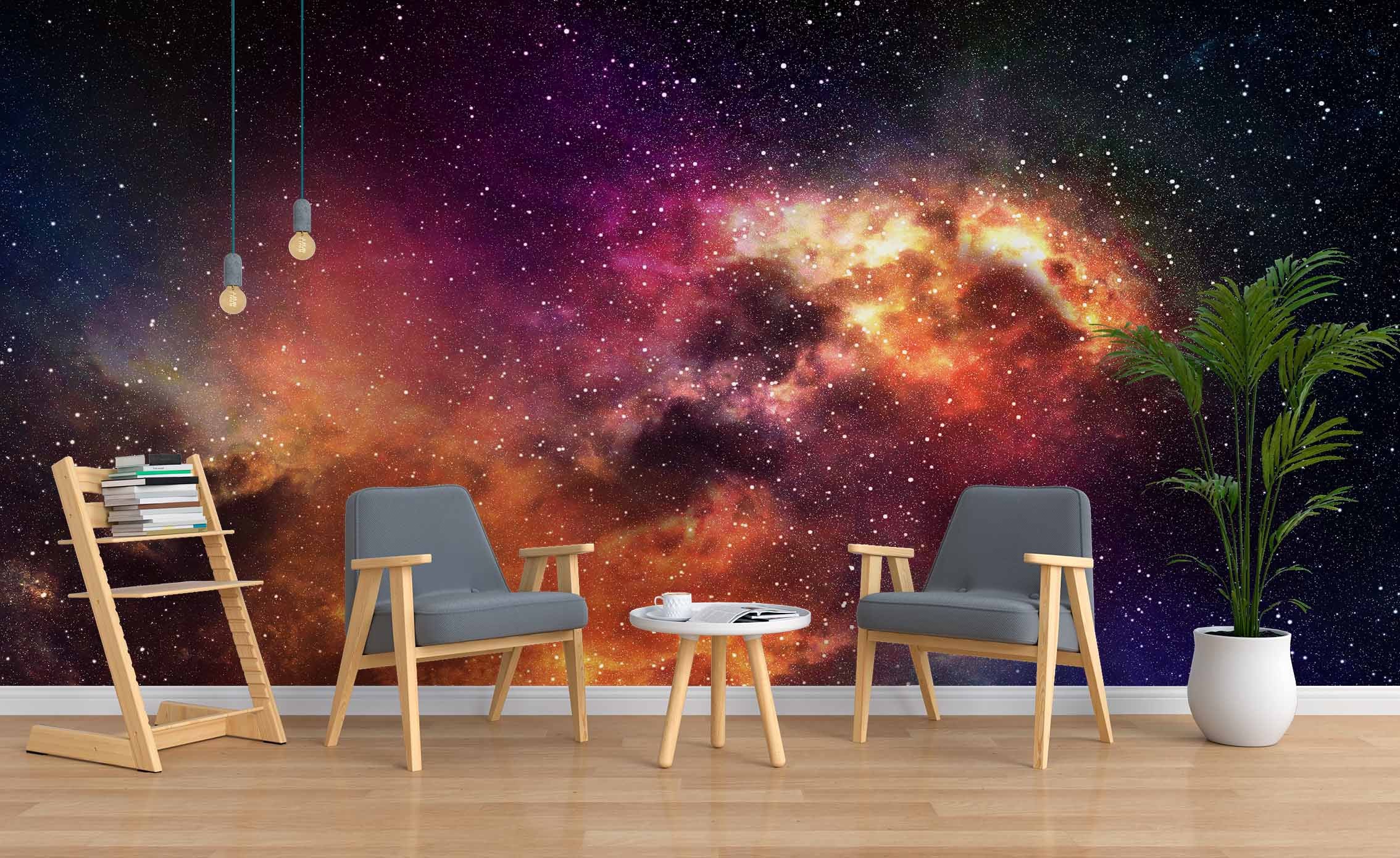 3D Space Nebula Wall Mural Wallpaper Sww  131