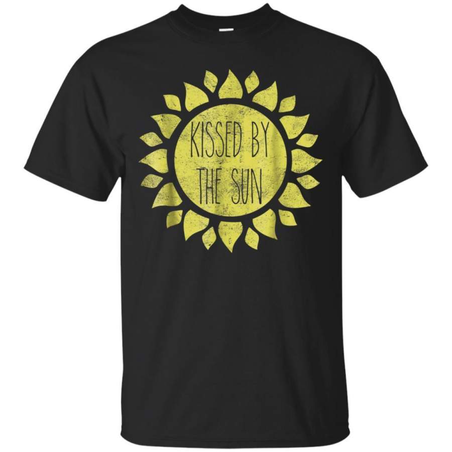 AGR Kissed By The Sun Summer Sayings Gift Tshirt Jaq T-shirt