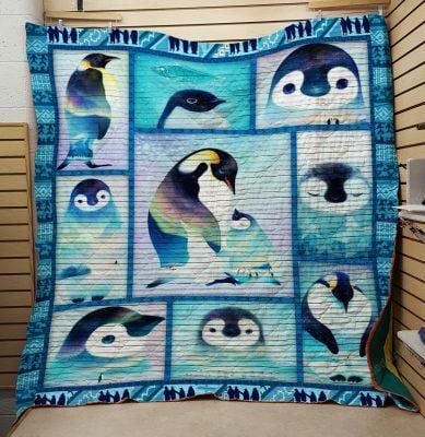 Baby Penguin Quilt Blanket