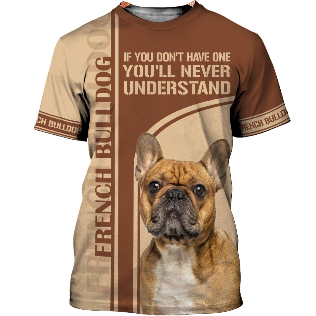 Gifts for Couples 3D Print French Bulldog Adult Unisex