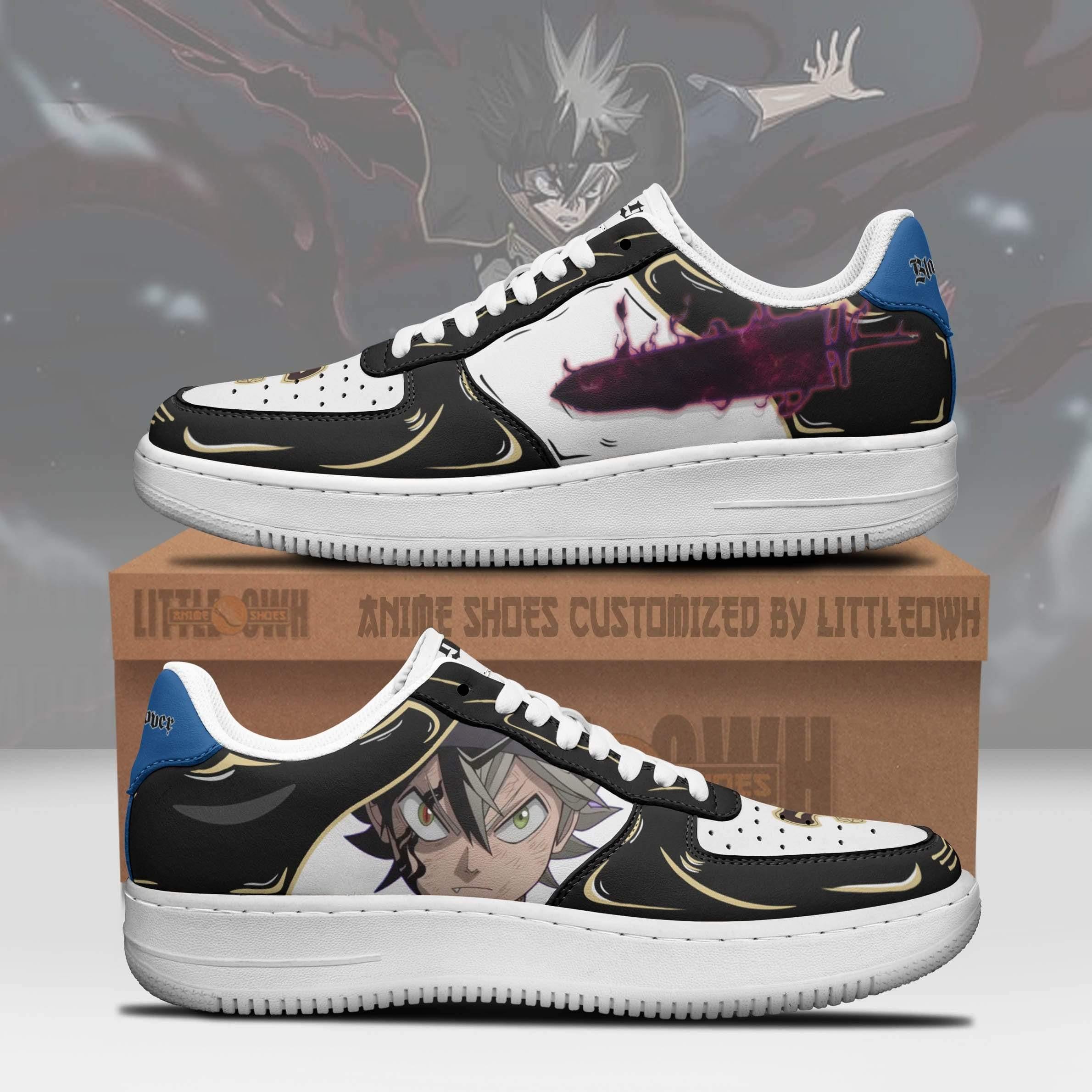 Asta Air Sneakers Custom Black Clover Anime Shoes