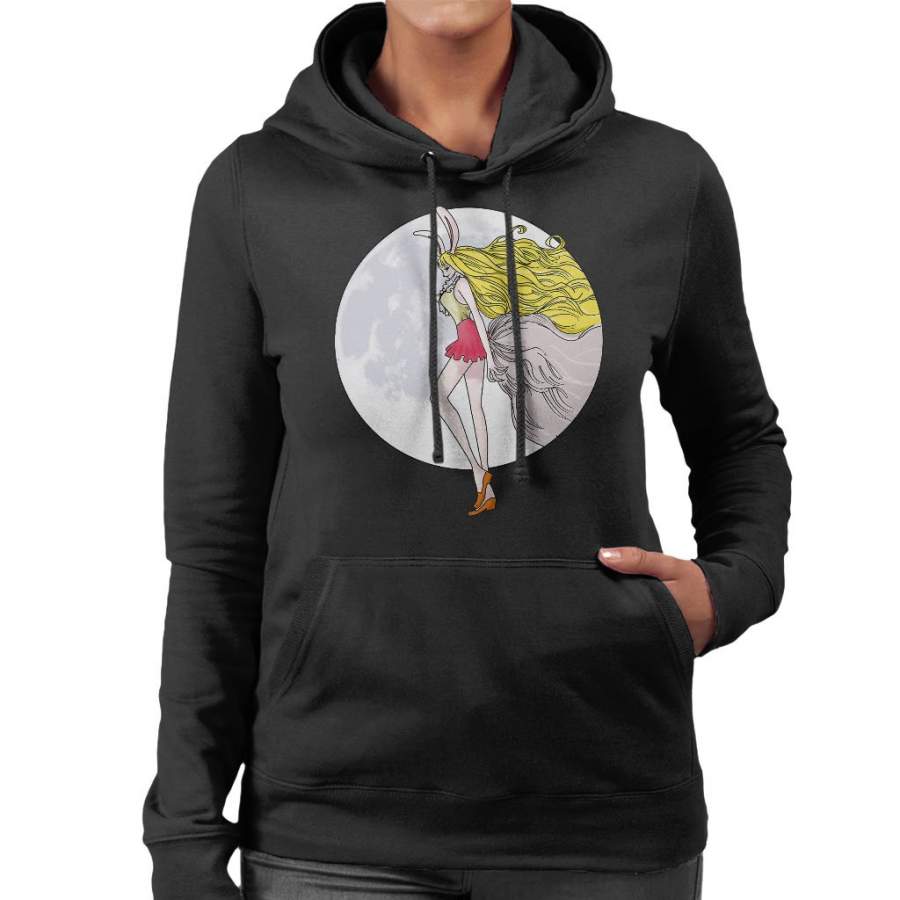 One Piece Carrot Full Moon Women’s Hooded Sweatshirt
