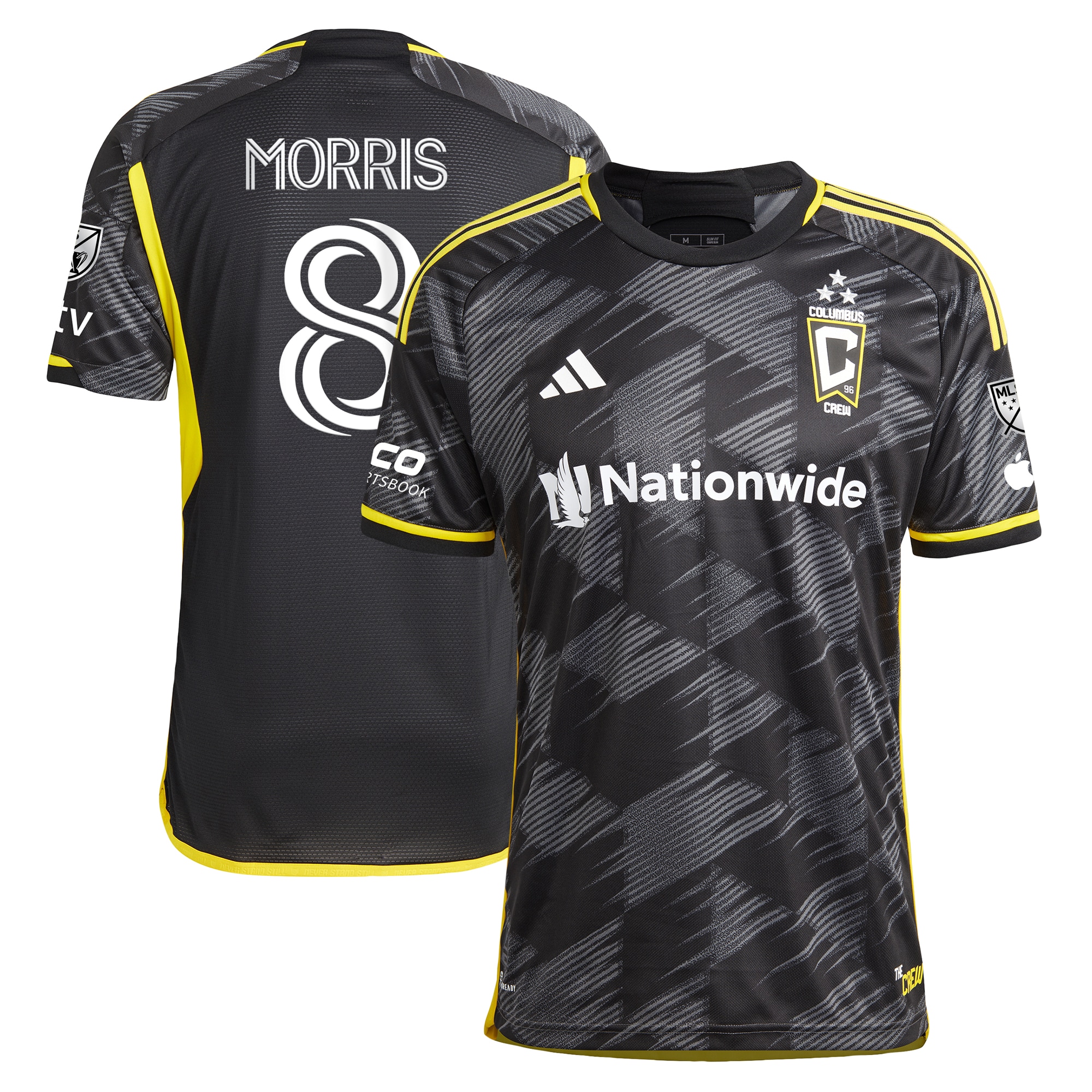 Aidan Morris Columbus Crew 2024 VeloCITY Kit Authentic Player Jersey – Black