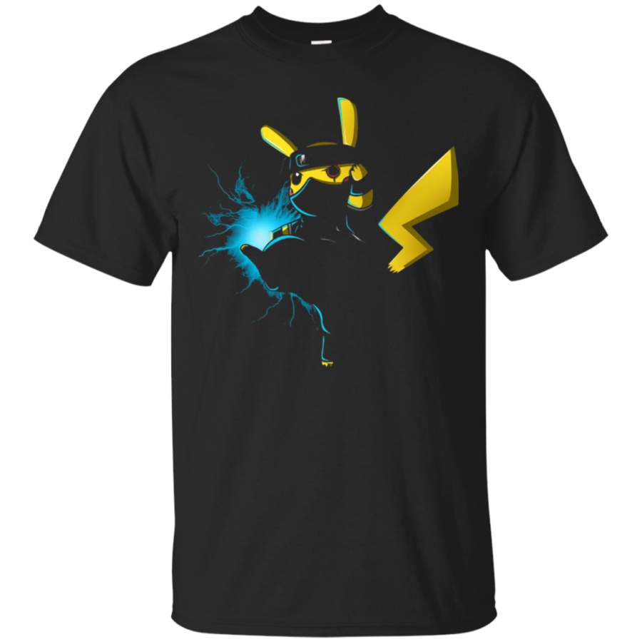 Pikachu Kakashi Pokemon And Naruto Mashup T-Shirt