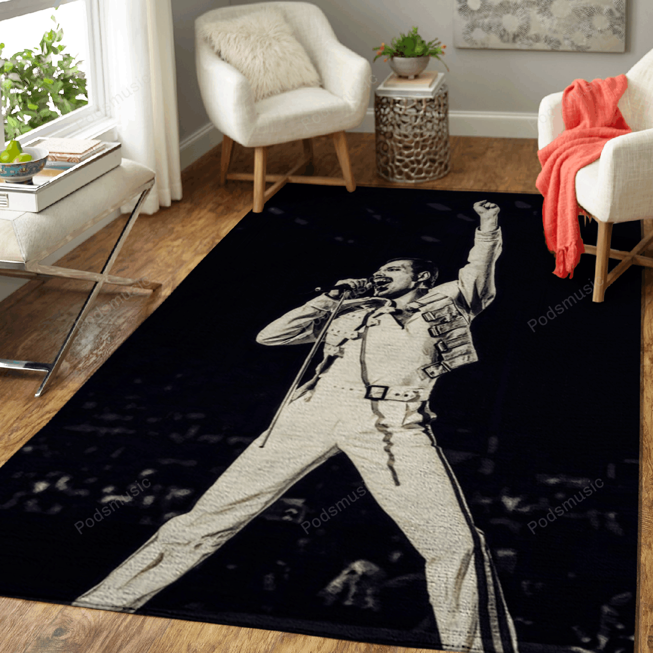 Freddie Mercury Superstars – Music Artist Art For Fans Area Rug Carpet