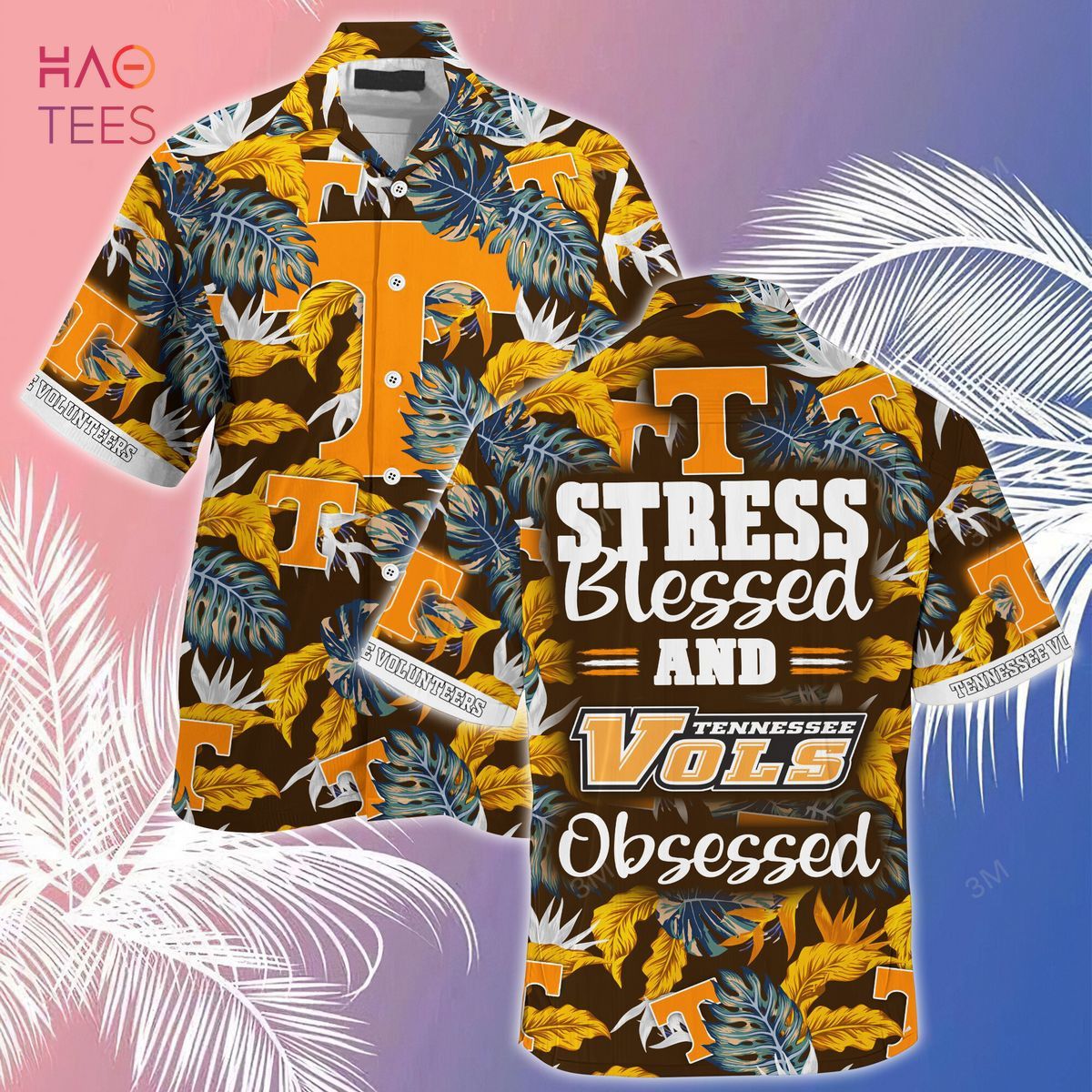 NCAA Tennessee Volunteers Stress Blessed Hawaiian Shirt