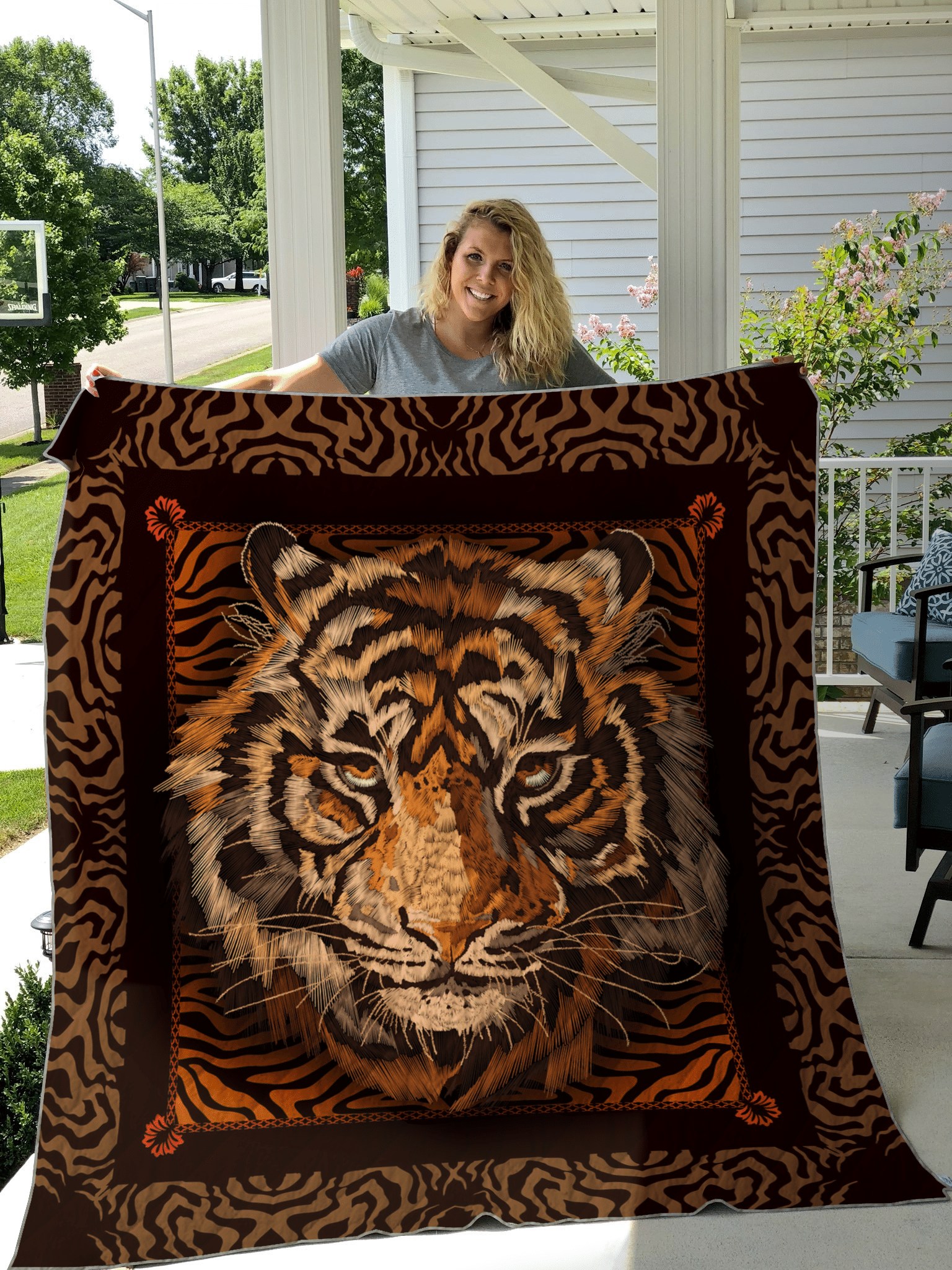 Tiger TT250722B Quilt Blanket