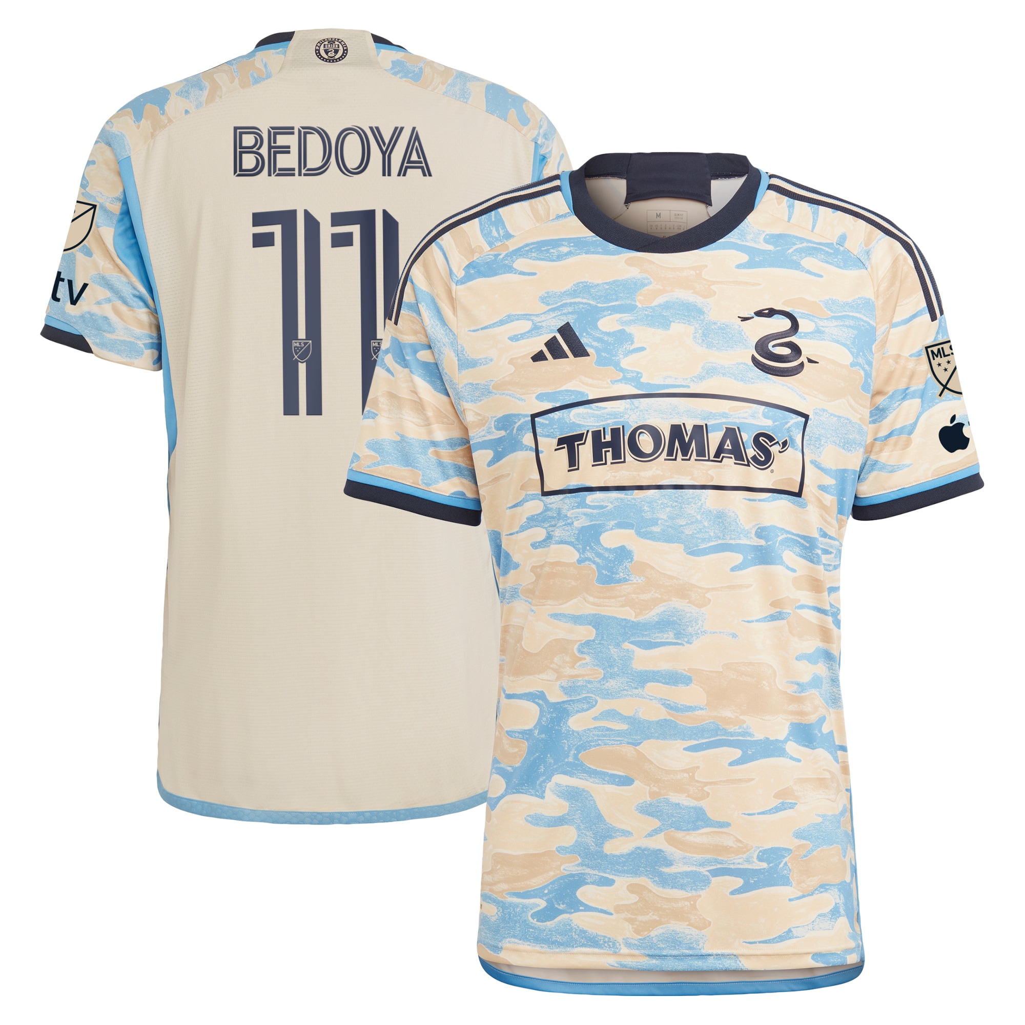 Alejandro Bedoya Philadelphia Union 2023 For Philly Authentic Jersey – Tan