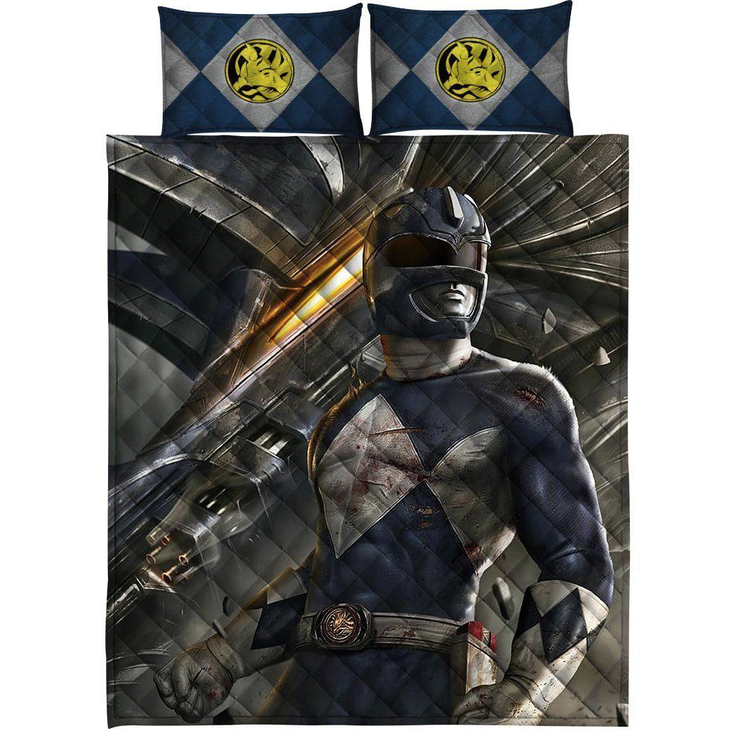 Casespring 3D Blue Power Ranger Custom Quilt Set