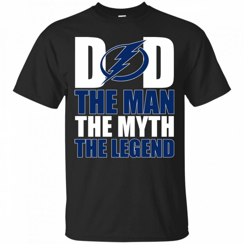 Tampa Bay Lightning Hockey Dad The Man The Myth The Legend Shirt