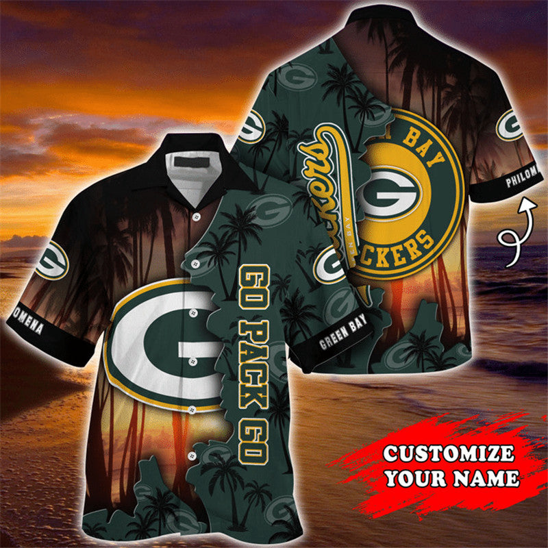 Green Bay Packers Hawaiian Shirt Go Pack Go