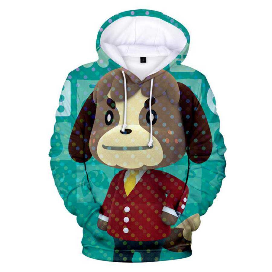 Animal Crossing Dog Digby 3D Hoodie