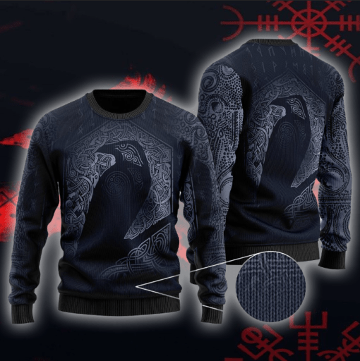 Viking Raven Spirit Animal Sweatshirt