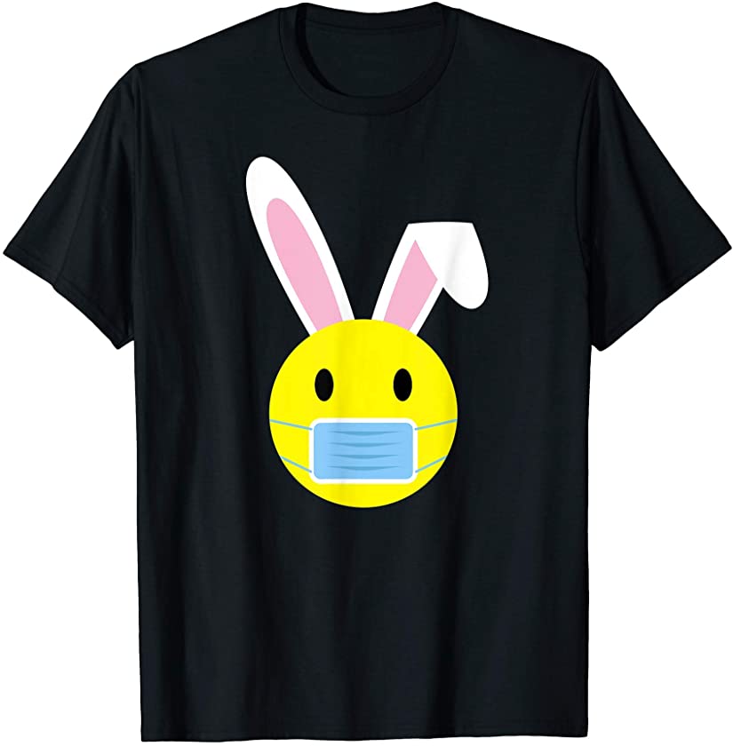 Mask Easter Bunny Social Distance T-Shirt