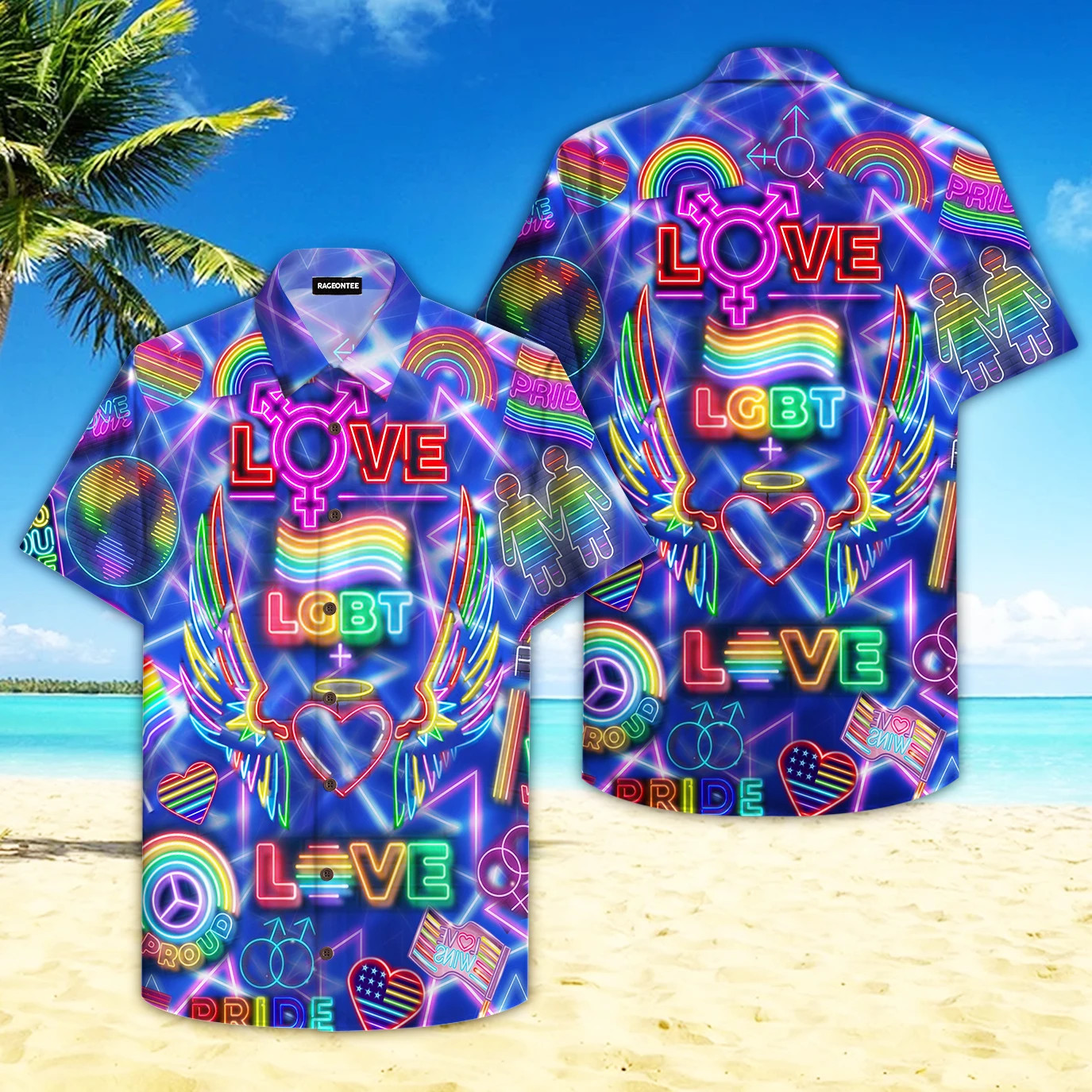 Love Wins Lgbt Pride Month Hawaii Shirt Unisex Adult Ha39863