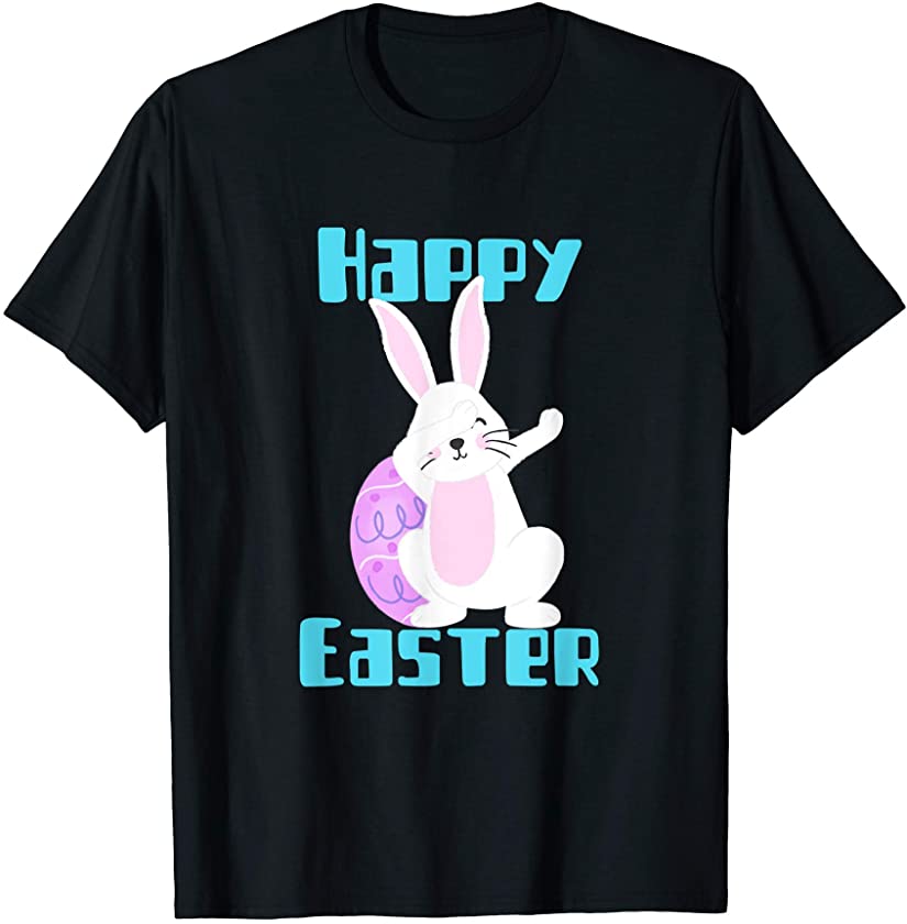 Dabbing Easter Bunny Rabbit Happy Easter Kids Women Men Dab T-Shirt