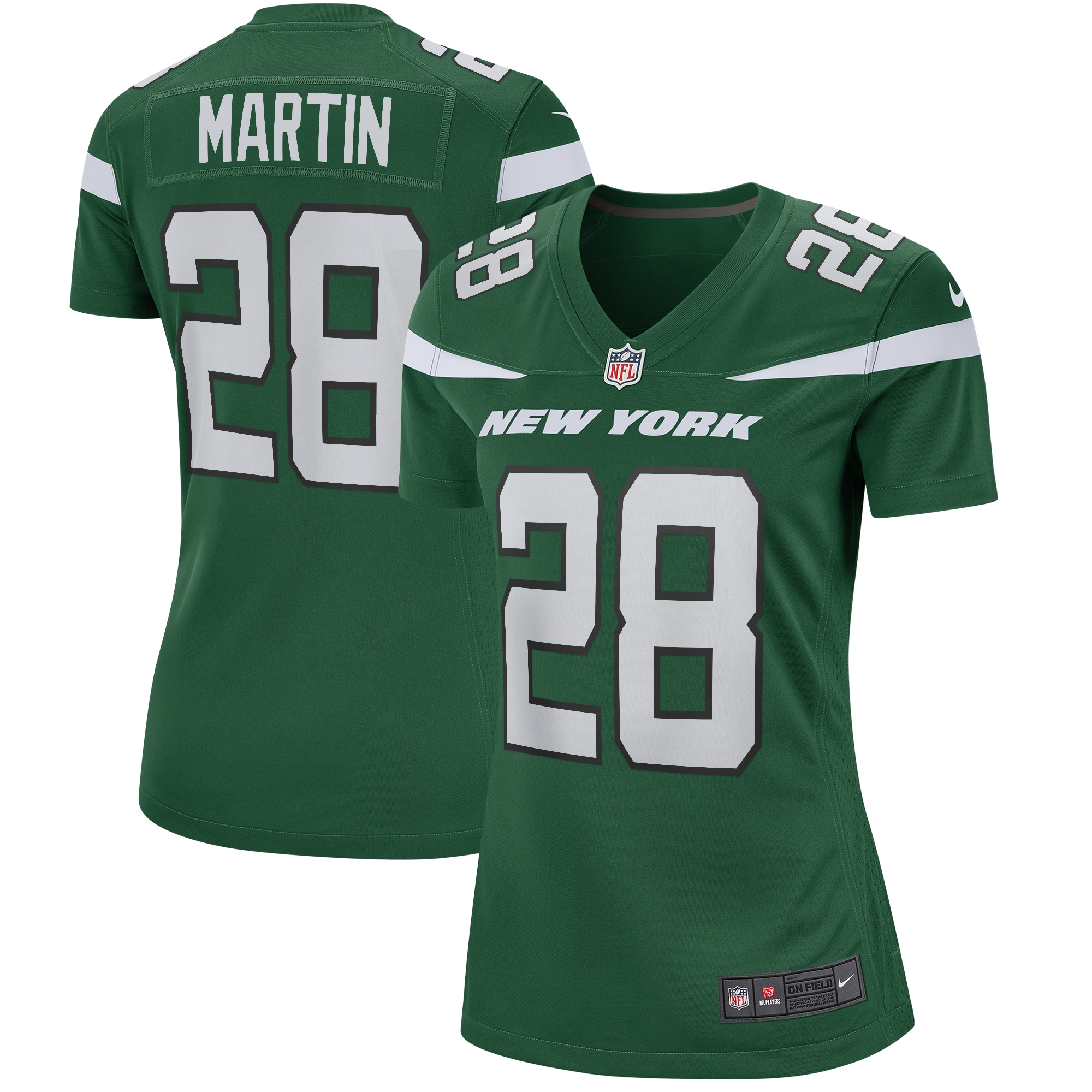 Curtis Martin New York Jets Women's Game Retired Player Jersey – Gotham Green