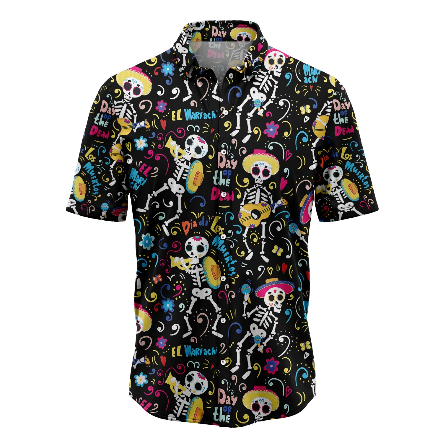 Dancing Day Of The Dead Hawaii Summer Hawaii Shirts For Aloha Beach Shirt Ha71495