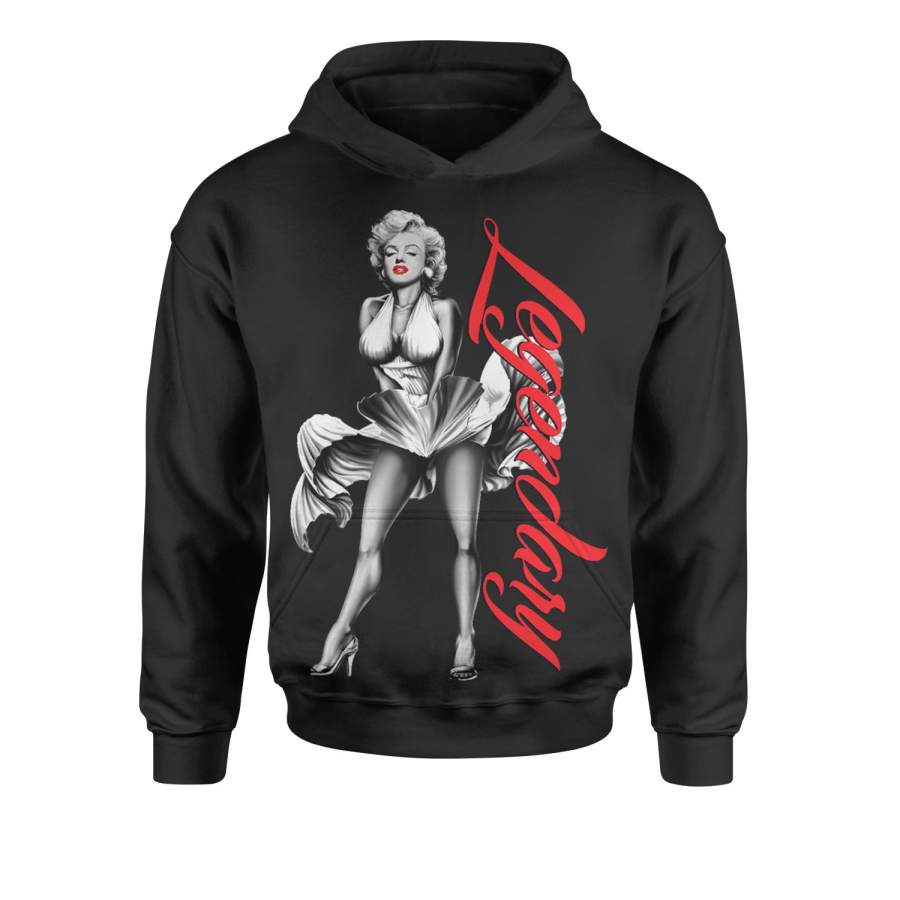 Legendary Marilyn Monroe Youth-Sized Hoodie T-Shirt