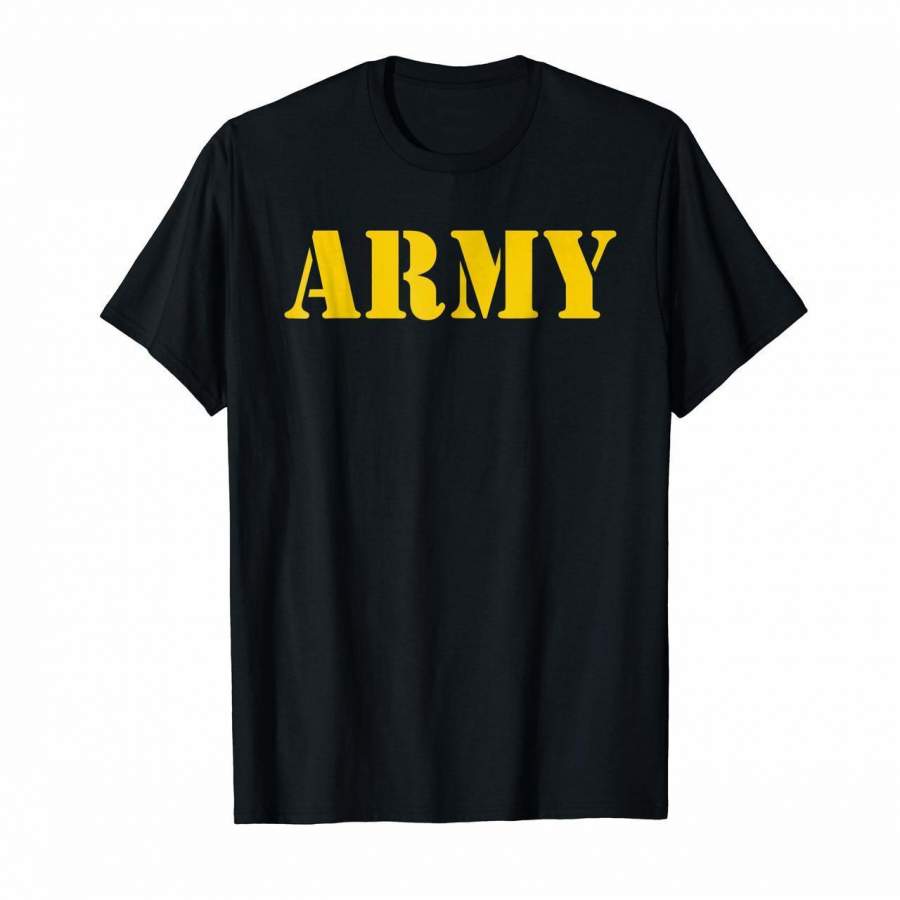 Vintage Army Logo Shirt APFU Workout Tee