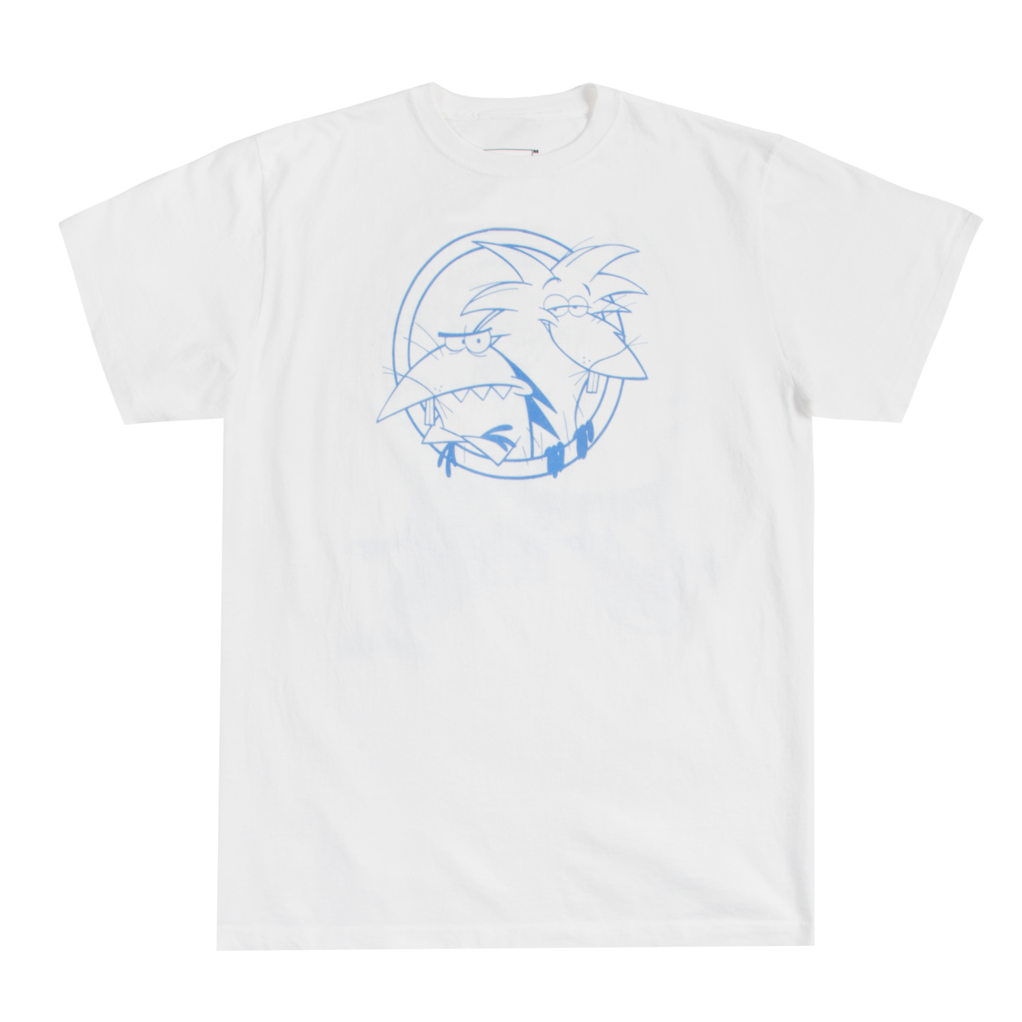 Outline White Tee