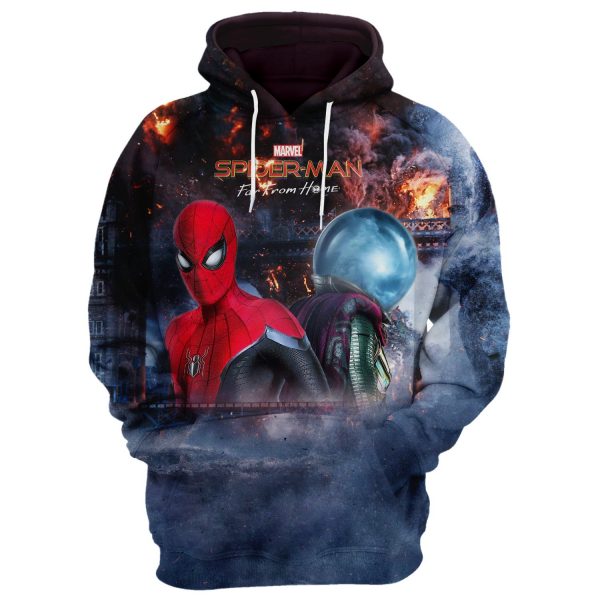Spider-Man Vs Mysterio Unisex Hoodie Chm