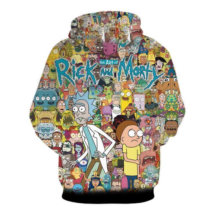 Rick And Morty "Get Schwifty" Hoodie - Offizieller Merch Pullover Für Fans