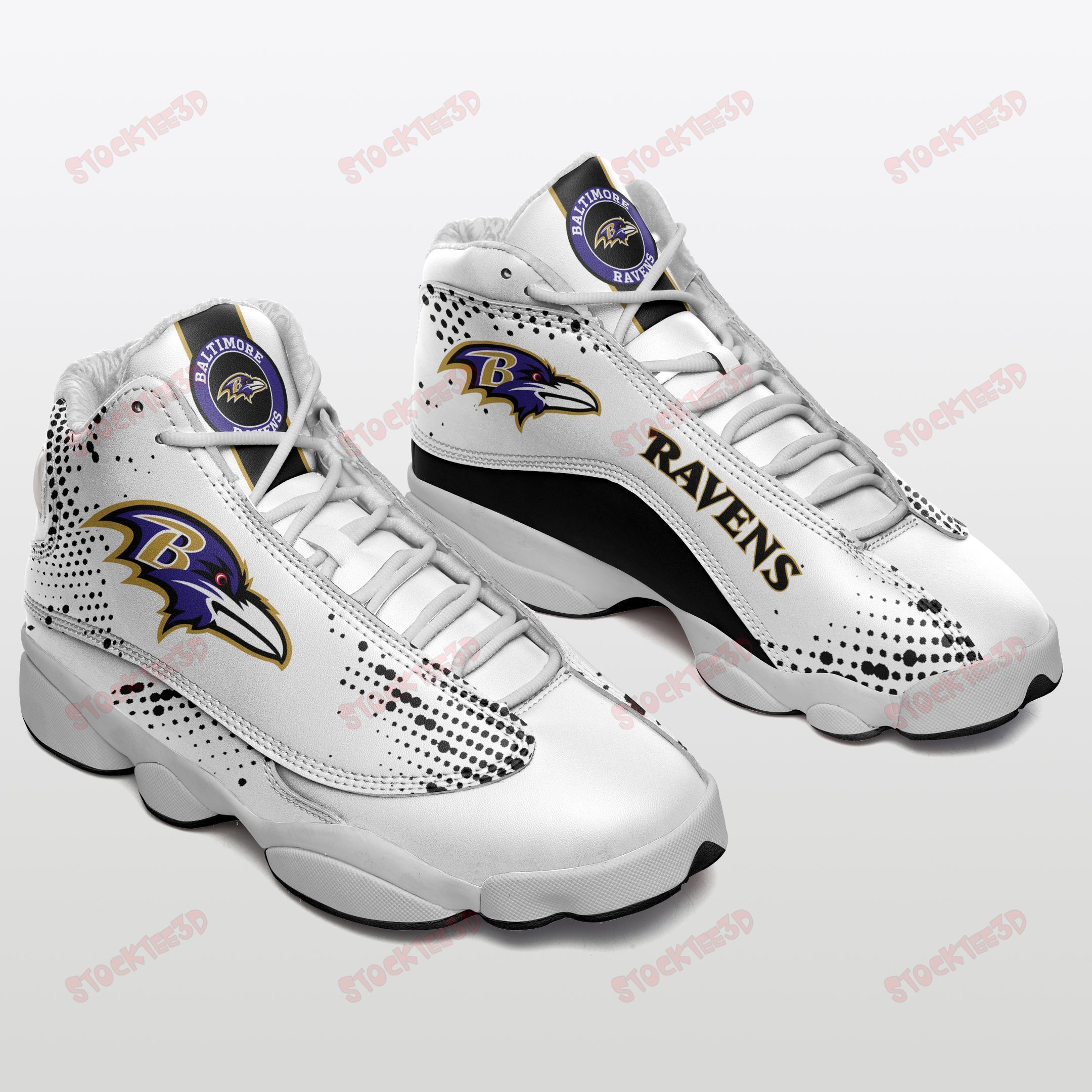 Baltimore Ravens Air Jd13 Sneakers 544