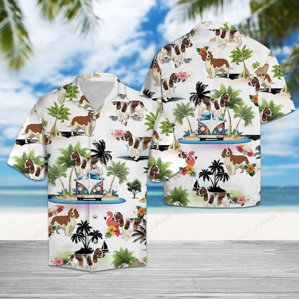 English Springer Spaniel Vacation Hawaiian Shirt Ha19745