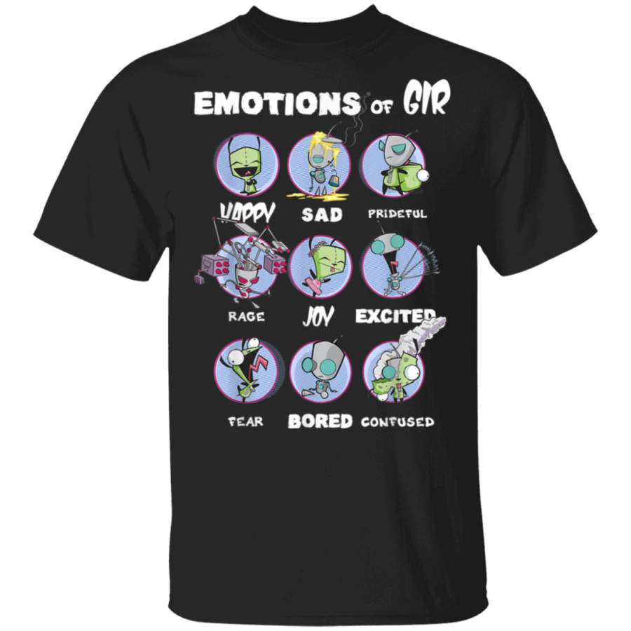 Nickelodeon Invader Zim The Many Emotions of GIR T-Shirt