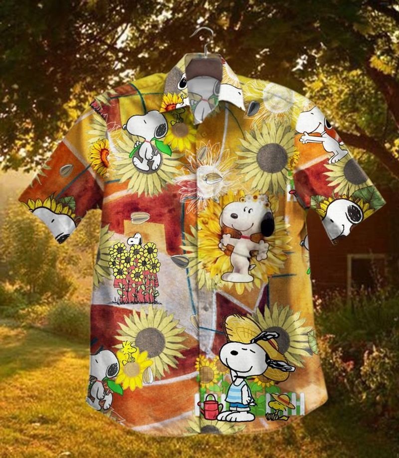 Snoopy 02 For Man And Woman Print Short Sleeve Hawaii Shirt Dh Ha96920