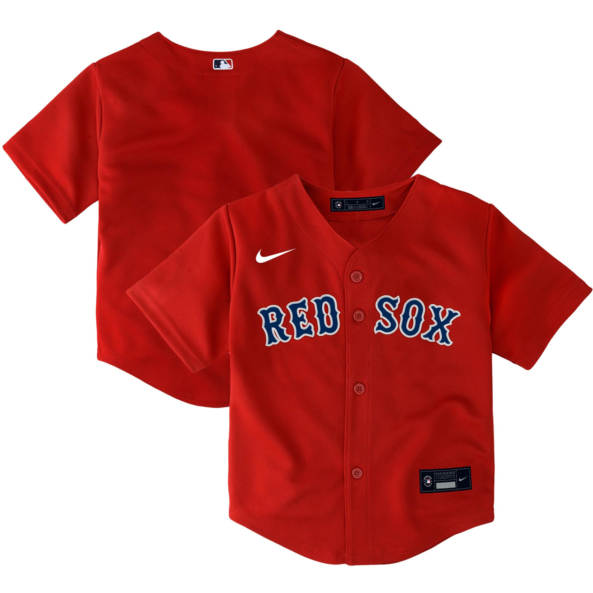 Boston Red Sox Toddler Alternate Replica Team Jersey – Red MLB