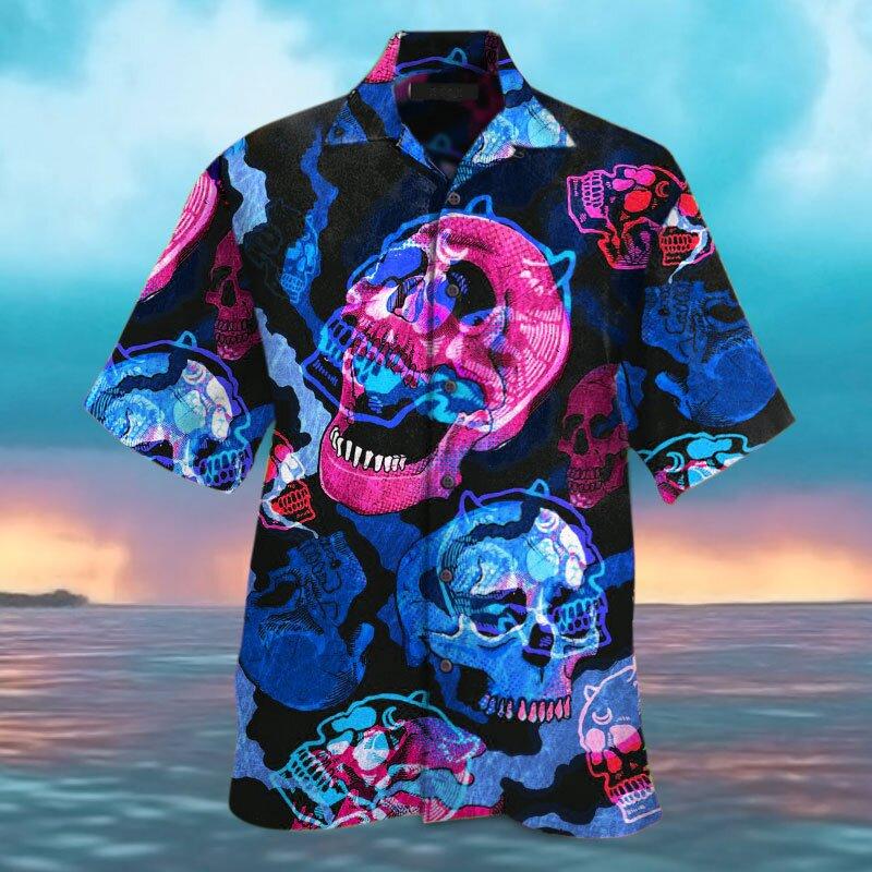 Skull Sun Hawaii Shirt For Men Women Adult Ha92359