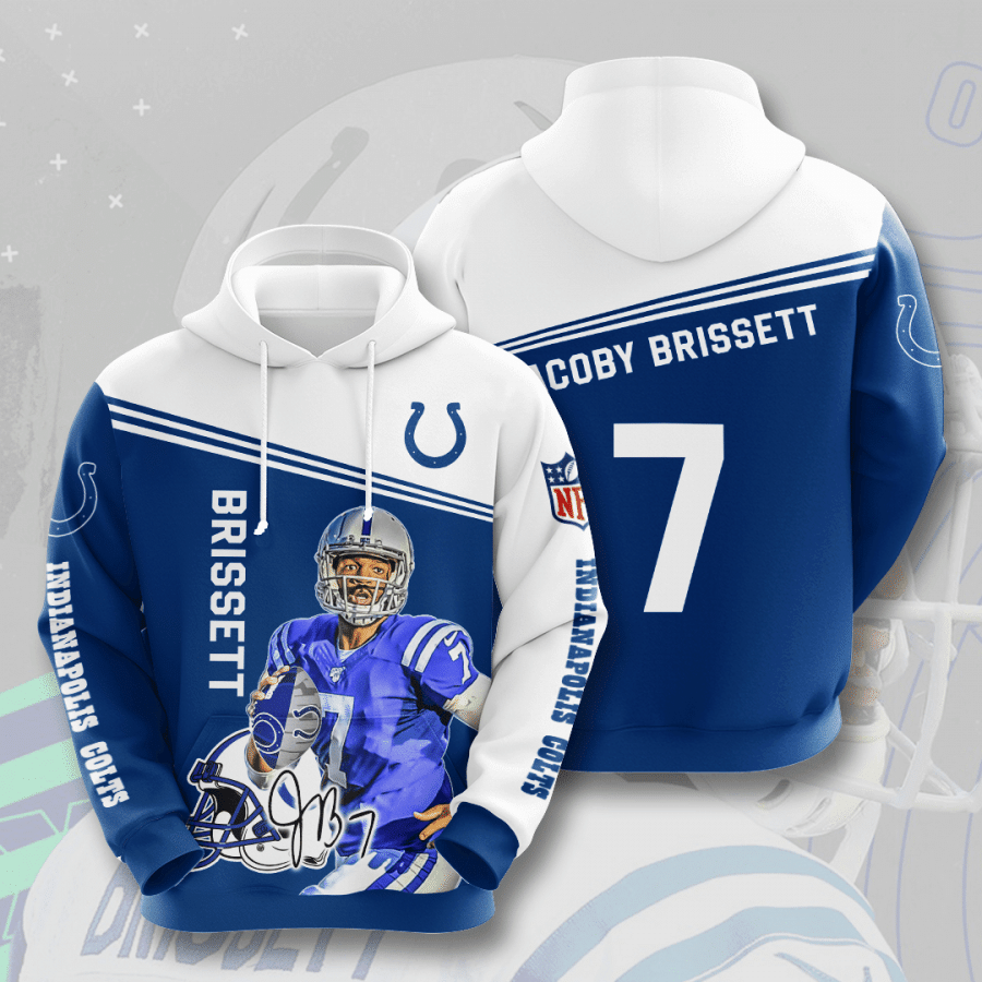 Jacoby Brissett Indianapolis Colts Indianapolis Colts 25 Unisex 3D Hoodie Gift For Fans