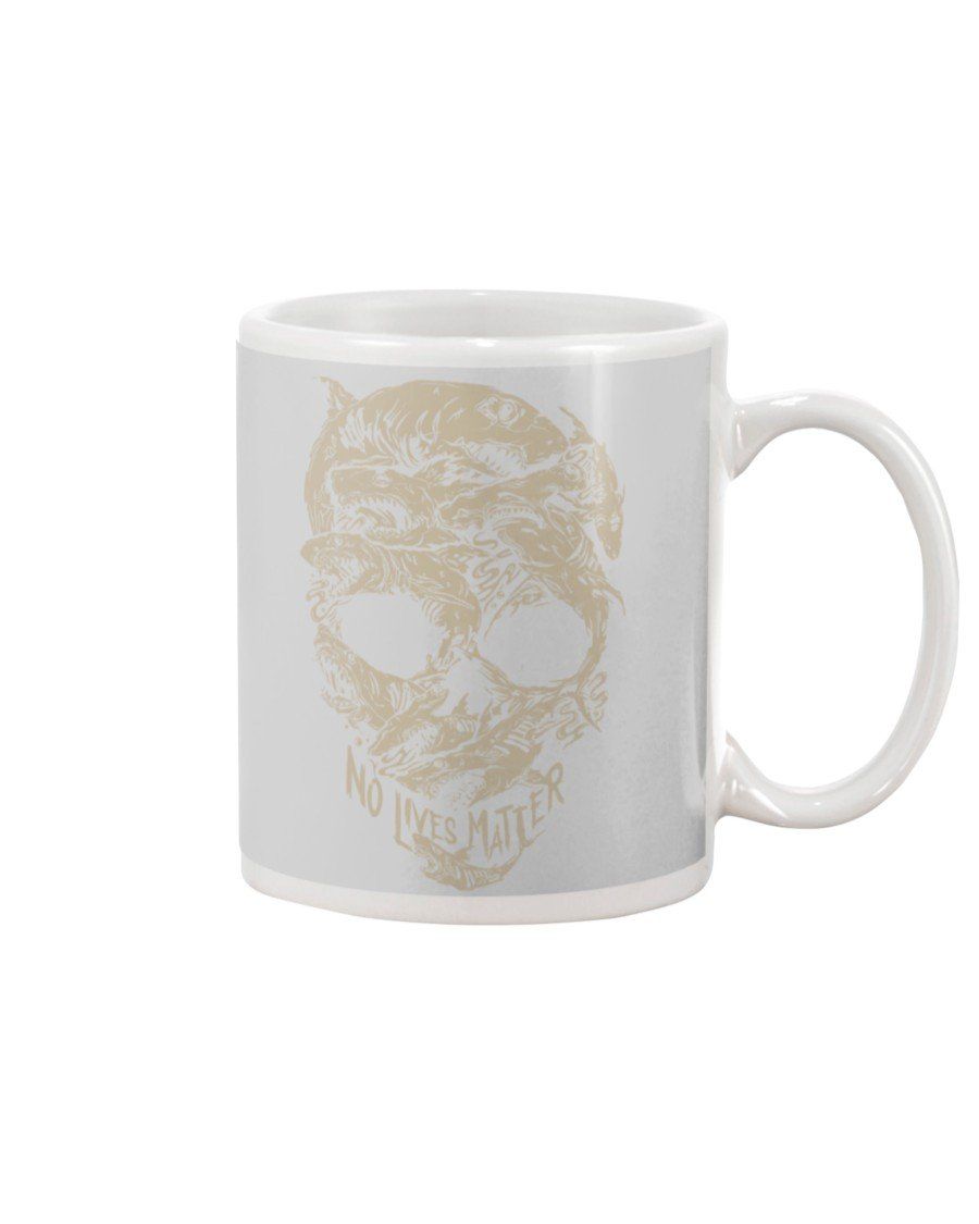 A School Of Shark Skull No Lives Matter Mug