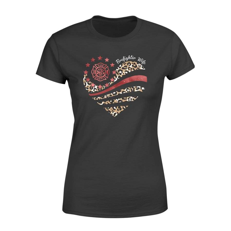 TRL-  Leopard Heart Wife Shirt – Standard Women’s T-shirt – DSAPP