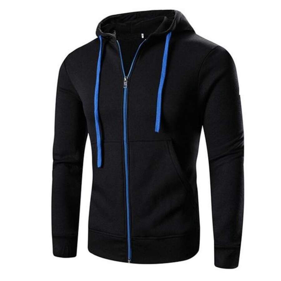 T-bird Hoodies Men Cardigan Sweatshirts Solid Color Fashion Brand Men’S Hoodie Autumn Winter Pullover Tracksuits Moleton XXXL