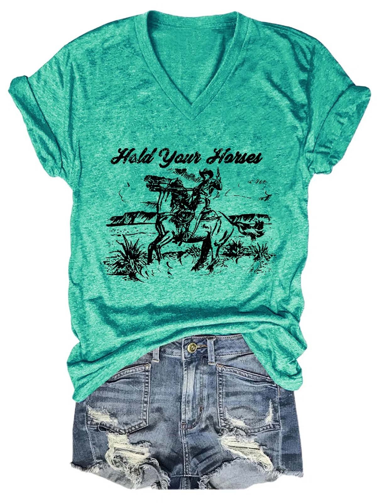 Women’S Hold Your Horses Tee